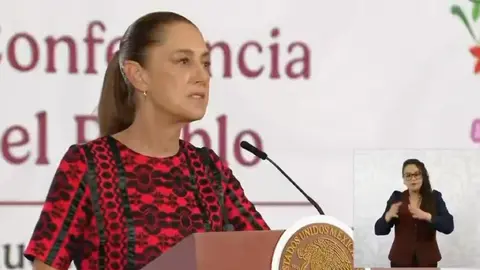 La presidenta informó que será este miércoles cuando se tome una decisión sobre el uso del Zócalo para el arranque del Mundial 2026 / Captura de pantalla