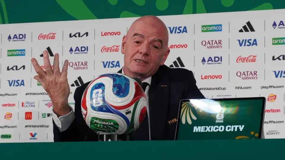 Gianni Infantino en conferencia de prensa previo al inicio de la Copa del Mundo 2026 | CARLOS PONCE DE LEÓN
