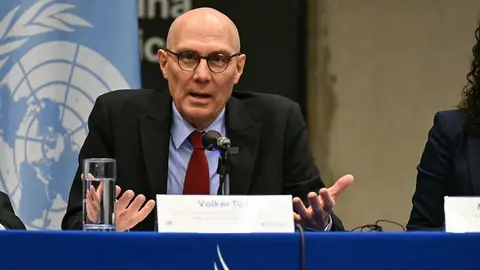 Volker Türk, miembro de la ONU | AFP