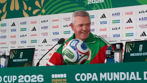 Conferencia de prensa de Javier Aguirre previo al partido de México contra Sudáfrica | CARLOS PONCE DE LEÓN