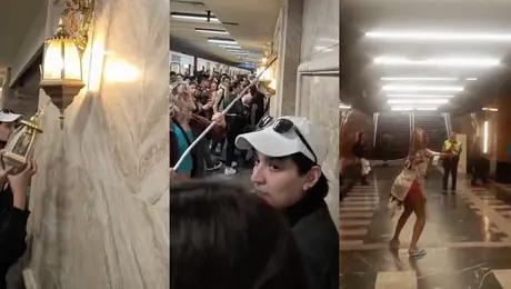 VIDEOS: Colectivo trans vandaliza Metro Hidalgo; rompen lámparas recién inauguradas