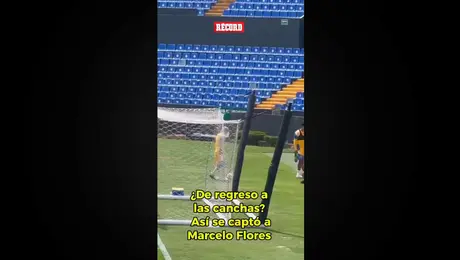 Marcelo Flores vuelve a las canchas después de su fractura hace unas semanas