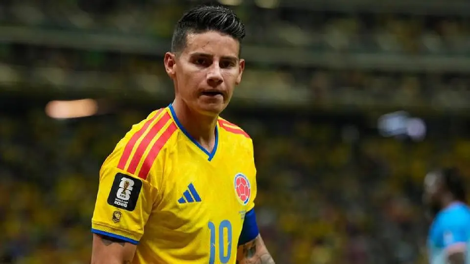 James Rodríguez con Colombia | AP