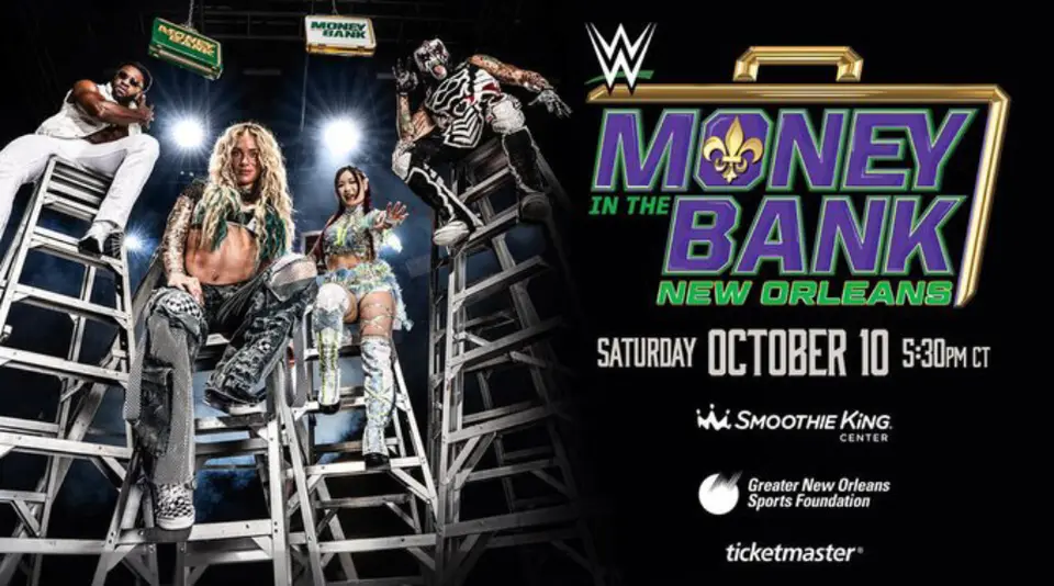Penta en el poster oficial de Money in the Bank l WWE