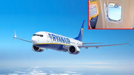VIDEO: Ventana de avión se desprende en pleno vuelo y pasajero es succionado