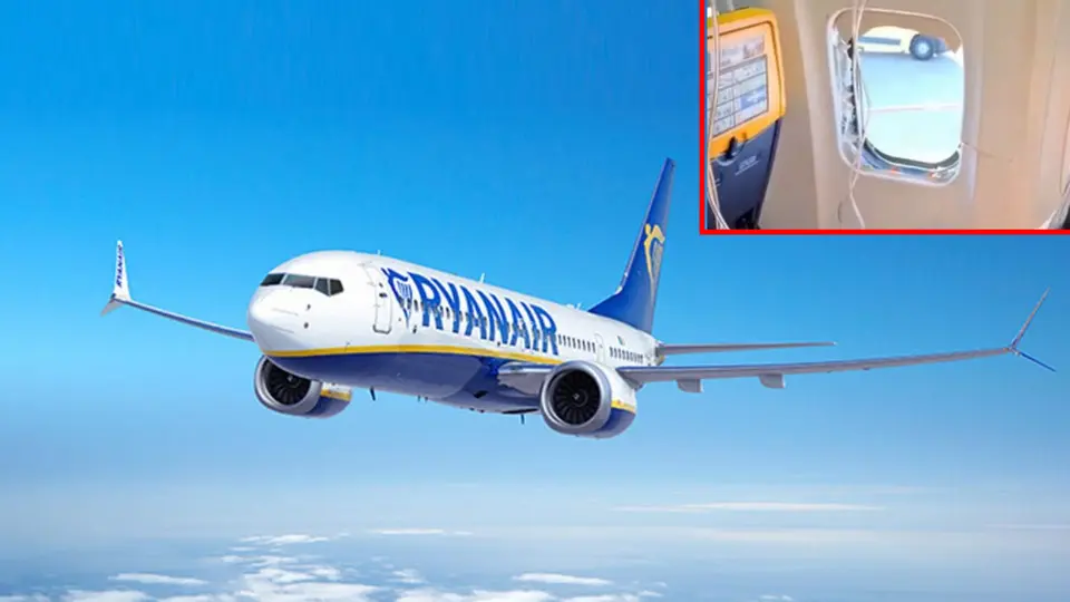 VIDEO: Ventana de avión se desprende en pleno vuelo y pasajero es succionado