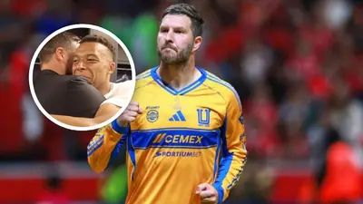 Gignac sorprende al vestidor de Francia; Mbappé lo recibe como a un viejo amigo
