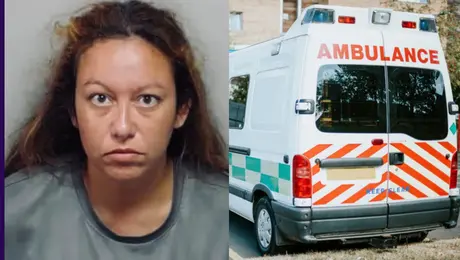 ¡De no creerse! Mujer roba ambulancia con paciente a bordo; termina detenida