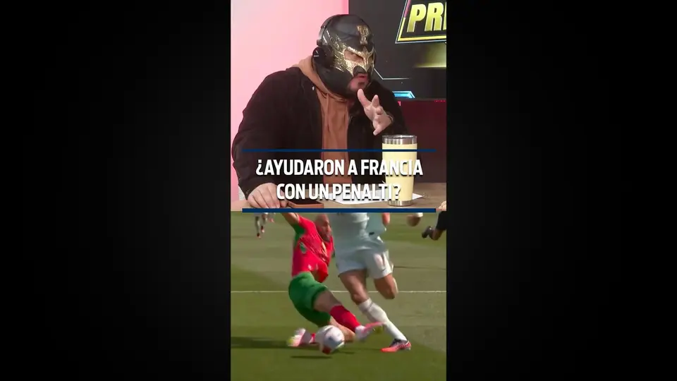 Penalti muy dudoso ayer de Marruecos a Francia: ¿ayudan a Mbappé?
