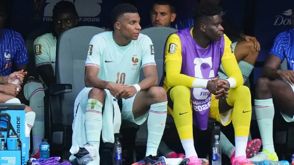 Kylian Mbappé con Francia | AP