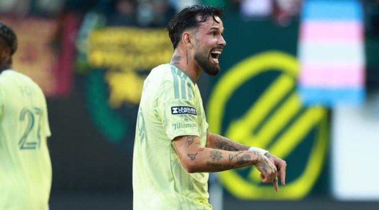 Portland Timbers celebra su gol ante América | x:@Portland Timbers