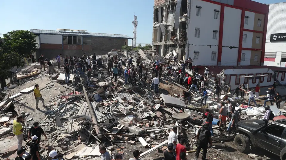 El epicentro del terremoto se localizó cerca de San José del Palmar, en el departamento de Chocó./ AP