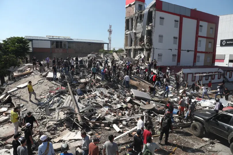 El epicentro del terremoto se localizó cerca de San José del Palmar, en el departamento de Chocó./ AP
