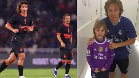 “Los sueños se cumplen”: Christian Comotto y su emotiva noche junto a Luka Modric en el Milán