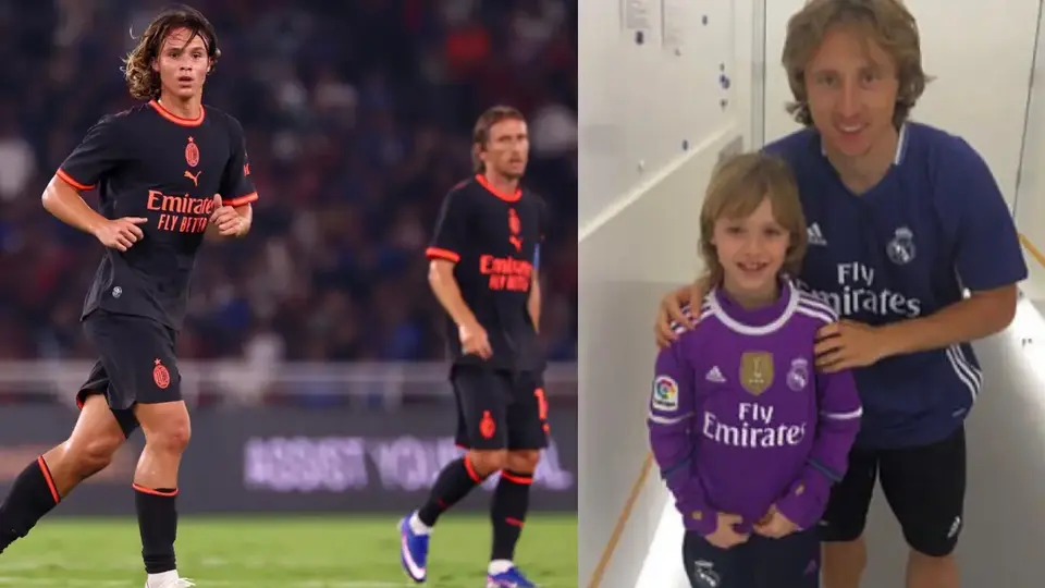 “Los sueños se cumplen”: Christian Comotto y su emotiva noche junto a Luka Modric en el Milán