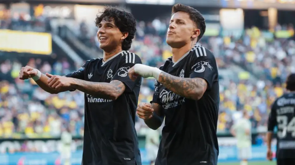 Brian Rodríguez festejando su gol ante Portland | x:@América