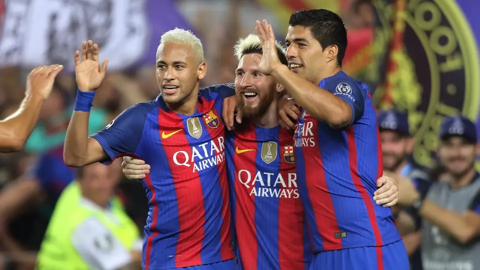 Neymar, Lionel Messi y Luis Suárez con Barcelona | MEXSPORT