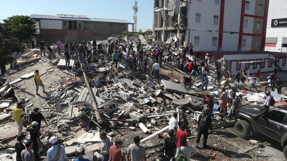 El epicentro del sismo fue localizado a 5 kilómetros al este de San José del Palmar, Colombia./ AP