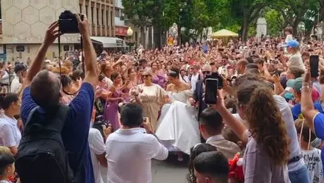 ¡Querían ver a Cristiano Ronaldo! Cientos de fans del portugues asisten a una boda por error