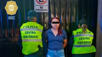Detienen a mujer con 81 billetes falsos en CDMX; llevaba pasaportes, credenciales y actas