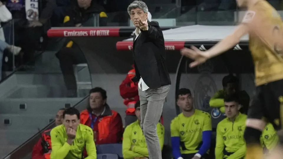 Imanol Alguacil como entrenador de la Real Sociedad | AP