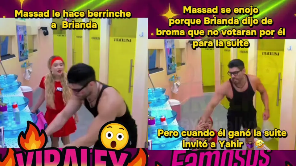 Massad ha protagonizado otros momentos de frustración dentro de la casa, incluyendo el lanzamiento de objetos / Especial
