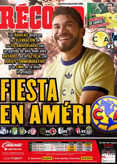 Portada RÉCORD 10 de Octubre de 2026
