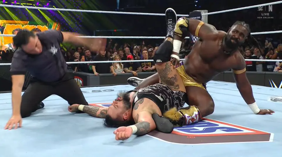 Oba Femi logró impornerse a Bronson Reed en Money in the Bank | WWE