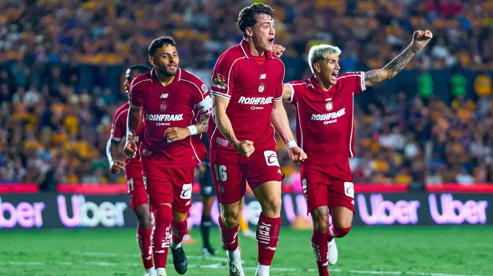 Federico Viñas tras anotar con Toluca vs Tigres | MEXSPORT