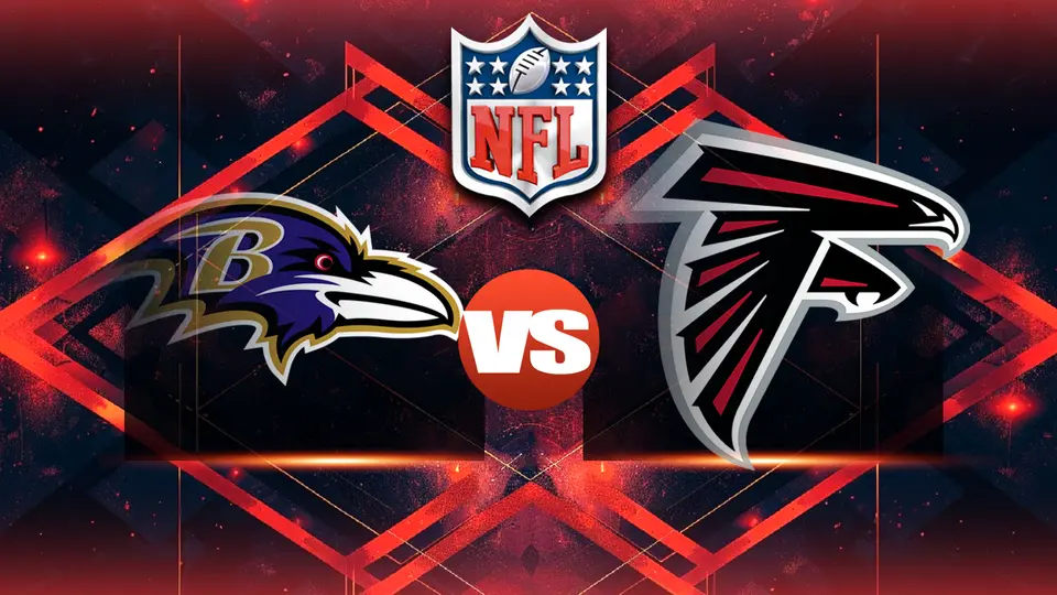 Dónde ver Baltimore Ravens vs Atlanta Falcons: canales y hora del Sunday Night Football
