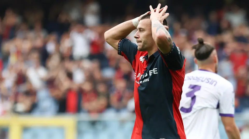 Milutin Osmajic tras gol de Fiorentina | AP