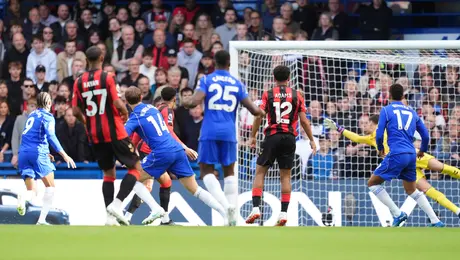 Goles de vestidor y Chelsea termina goleando al Bournemouth