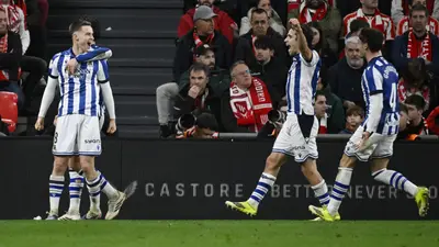 ¡Por el título! Real Sociedad vence a Athletic de Bilbao para jugar la Final de Copa del Rey