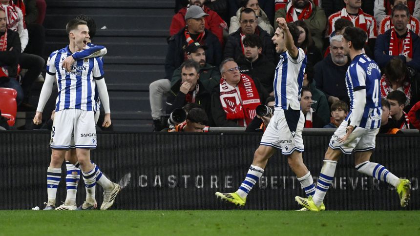 Real Sociedad superó a Athletic en la Ida de Semifinales | GROSBY