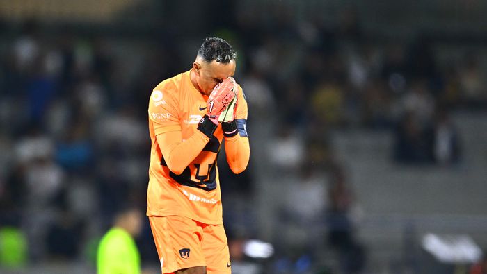 Keylor Navas se lamenta luego de que Pumas quedó eliminado en Concacaf | MEXSPORT
