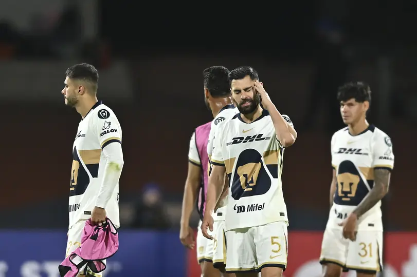 Jugadores de Pumas se lamentan luego de la eliminación contra San Diego FC en la Concachampions | MEXSPORT