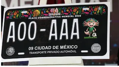 CDMX inicia trámite para placas conmemorativas del Mundial 2026: así puedes obtenerlas