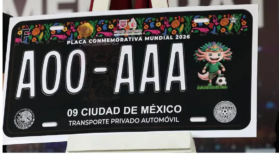 CDMX inicia trámite para placas conmemorativas del Mundial 2026: así puedes obtenerlas