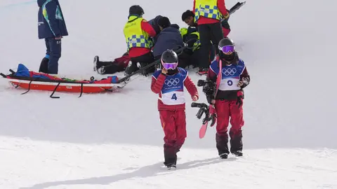 Liu Jiayu en competencia en los JJ. OO. de Invierno | AP