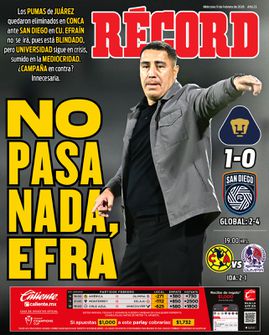 Portada RÉCORD 11 de Febrero de 2026