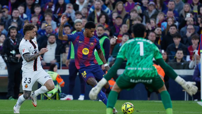 Rashford durante el partido contra Mallorca en LaLiga | AP