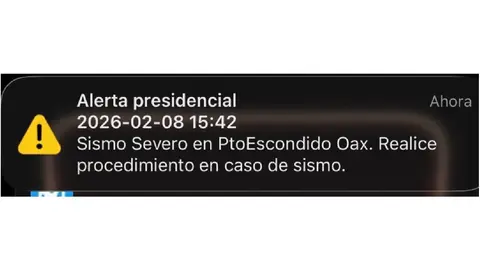 Muchos usuarios reportaron que no recibieron la alerta presidencial durante el simulacro. / Captura de pantalla