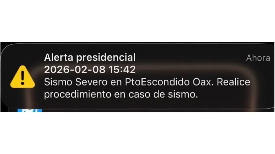 La propuesta busca eliminar la frase “Alerta Presidencial” del aviso que reciben los usuarios durante un sismo./ Captura de pantalla