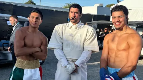 Emiliano Vargas, Bad Bunny y Xander Zayas I X: @emilianofvargas