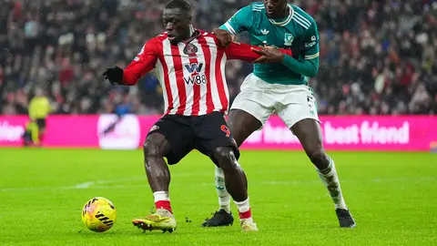 Sunderland vs Liverpool, 2025-2026 | AP