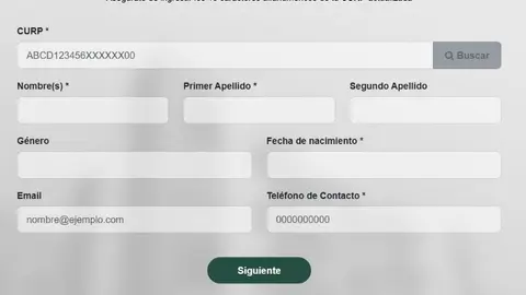 La Conavi habilitó el pre-registro en línea para el Programa de Vivienda para el Bienestar 2026./ Captura de pantalla
