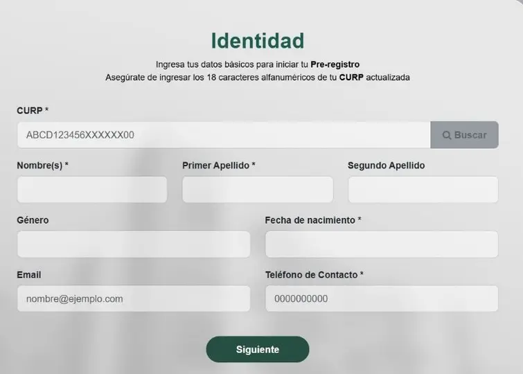 La Conavi habilitó el pre-registro en línea para el Programa de Vivienda para el Bienestar 2026./ Captura de pantalla