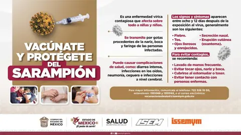 Se recomienda a las personas estar alerta si presentan algunos de estos síntomas/Gobierno CDMX