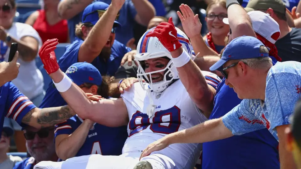 Dawson Kno, TE de Buffalo Bills | AP
