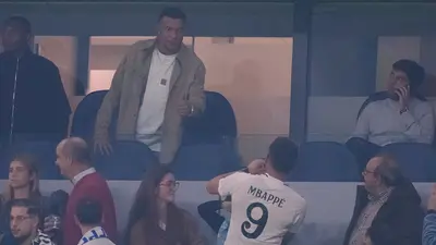 Kylian Mbappé y su viral festejo tras el hat-trick de Valverde en la victoria del Real Madrid